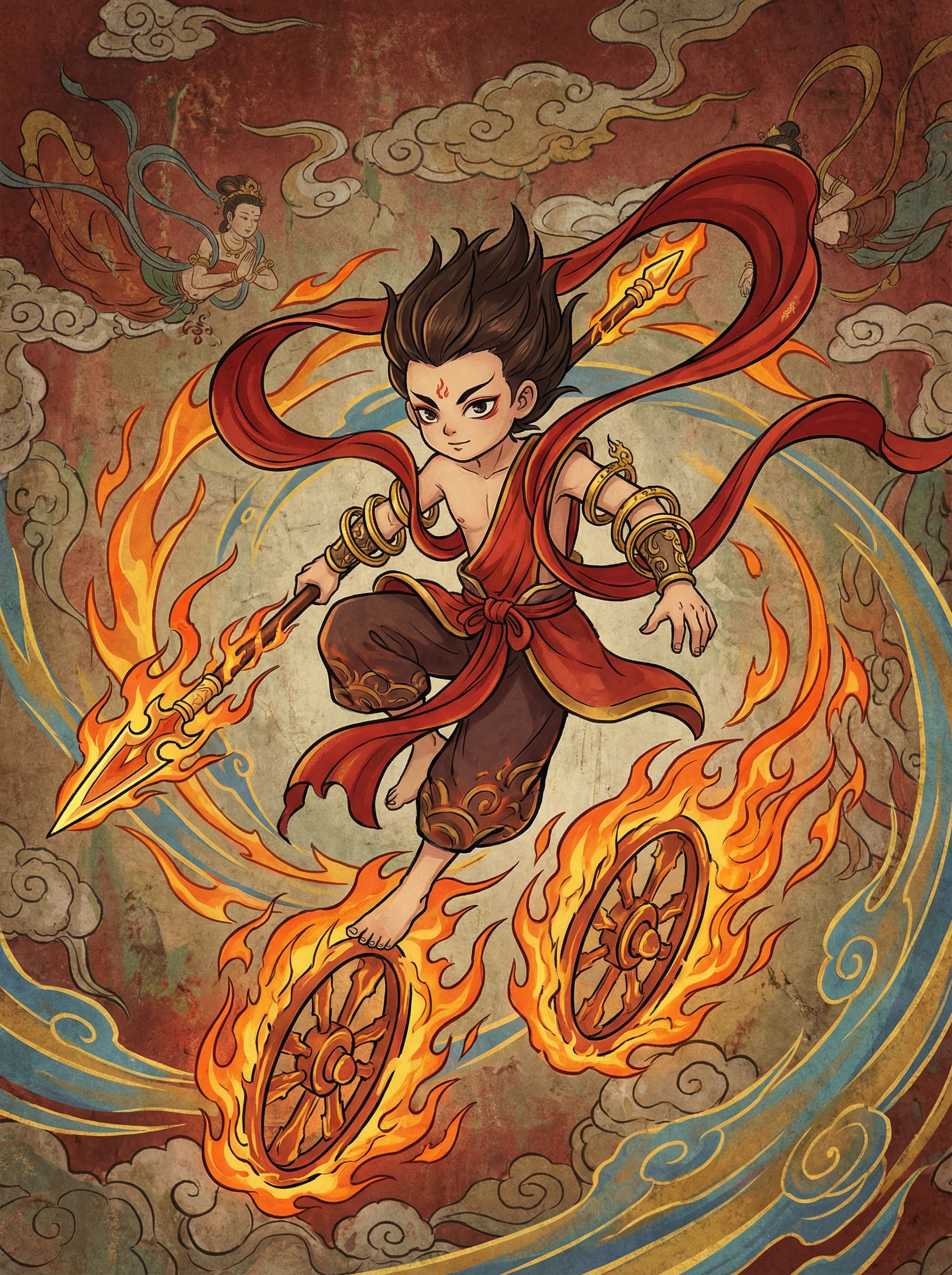 哪吒 - 难抑 封神榜阐教动漫角色